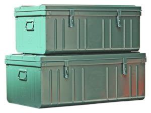 long metal box|wayfair large metal storage box.